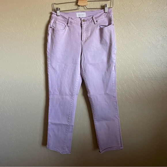 Dear John BLAIRE HIGH RISE CUFFED SLIM STRAIGHT JEANS ORCHID PETAL - Picture 3 of 10